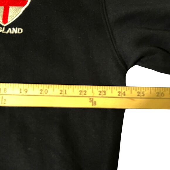 England National Team Jacket Mens XL Black Embroidered Dolmen Clothing - Picture 4 of 7